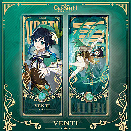 Закладка Венті Venti Геншин Імпакт Genshin Impact (21049) Bioworld