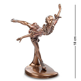 Статуетка декоративна Фігуристка 18 см Veronese AL31481