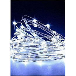 Гірлянда світлодіодна A-PLUS НА БАТАРЕЙКАХ 4 м 80 діодів LED, білий колір
