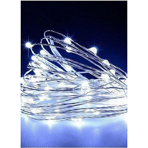 Гирлянда светодиодная A-PLUS НА БАТАРЕЙКАХ 4 м 80 диодов LED, белый цвет