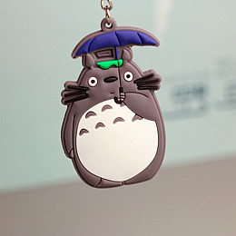 Брелок Мій сусід Тоторо Гумовий Rubber (20299) Bioworld