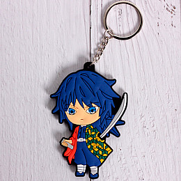 Брелок Гію Томіока Клинок Розсікаючий Демонів Гумовий Rubber (20281) Bioworld