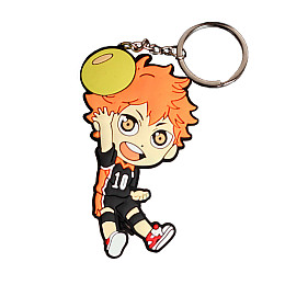 Брелок Сёё Хината №10 Волейбол! - Haikyuu!! Резиновый Rubber (20273) Bioworld