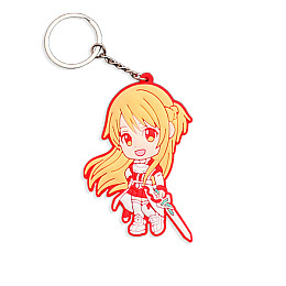 Брелок Асуна SAO Sword Art Online Резиновый Rubber (20306) Bioworld