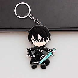 Брелок Knight Kirito SAO Sword Art Online Гумовий Rubber (20304) Bioworld