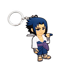 Брелок Саске Наруто Sasuke Uchiha Naruto Резиновый Rubber (20296) Bioworld