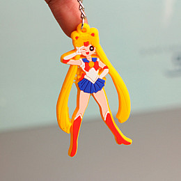 Брелок Сейлор Мун Sailor Moon Резиновый Rubber (20283) Bioworld