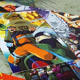 Набор Ломо Карточек Наруто Lomo 30 шт - Naruto Bioworld (12411)