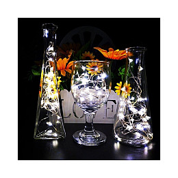 Світлодіодна гірлянда нитка Led Краплі роси на 100 світлодіодів 10 м Білий