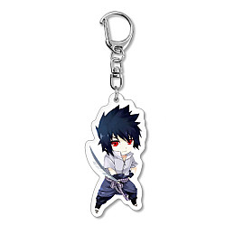 Брелок акриловый Учиха Саске с мечом Uchiha Sasuke Наруто Naruto (22839) Bioworld
