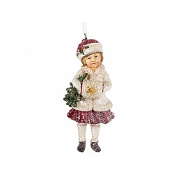 Елочная фигурка Christmas Girl Lefard AL186502