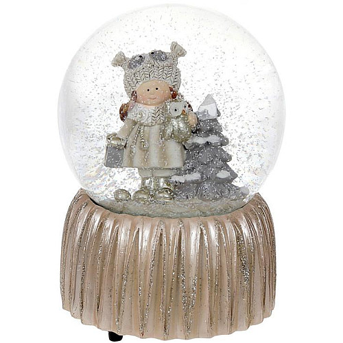 Музыкальный водяной шар child's dream цвета шампань 15см BonaDi DP219463