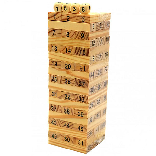 Развивающая настольная игра "NUMBER TOWER" Danko Toys NT-01U Укр