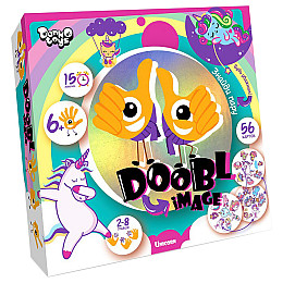 Настольная развлекательная игра "Doobl Image" Danko Toys DBI-01 большая укр Unicorn