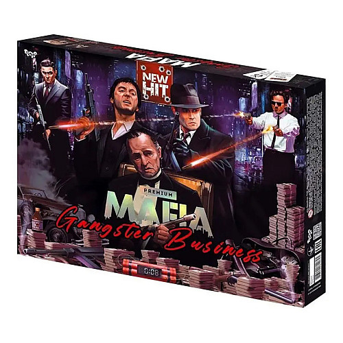 Настольная экономическая игра "MAFIA. Gangster Business. Premium" Danko Toys MAF-03-01U на украинском языке