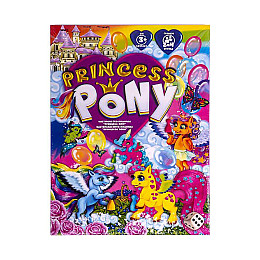 Настольная развлекательная игра "Princess Pony" Danko Toys DTG96 бродилка