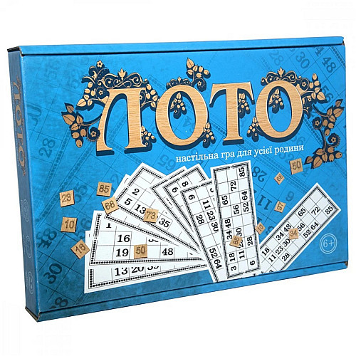 Лото Strateg 30662 с деревянными фишками