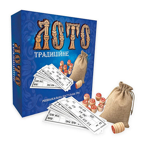 Лото "Традиционное" Strateg 30315 с деревянными бочонками