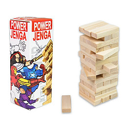 Настольная игра "Power Jenga" Strateg 30275 48 брусков на украинском языке