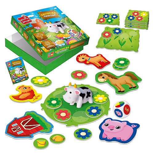 Настольная игра "Цветочное приключение" Vladi Toys VT2100-20 на украинском языке