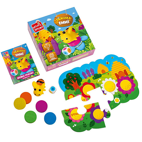 Настольная игра "Пчелка Эмми" Vladi Toys VT2100-21 на украинском языке