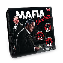 Настольная игра "MAFIA Vendetta" Danko Toys MAF-01-01U укр