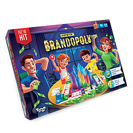 Настольная игра "Брендополия Premium" Danko Toys G-BrP-01-01U укр