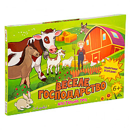 Настольная Игра-бродилка "Веселое хозяйство" Strateg 30456 укр.