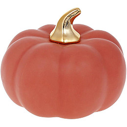 Декоративна фігурка Тиква Orange з золотом DP87207 BonaDi