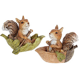 Декоративні фігурки Squirrels 2 шт 15х9х11см DP97726 BonaDi