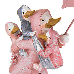 Декоративная статуэтка Mama Duck Pink 20х12х6 см Lefard AL219020