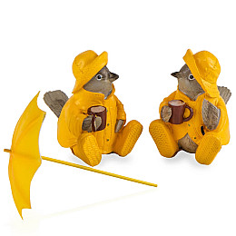 Набор декоративных статуэток Birds under an umbrella 15х10х6 см Lefard AL219023
