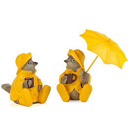 Набор декоративных статуэток Birds under an umbrella 15х10х6 см Lefard AL219023