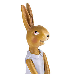 Набор двух декоративных статуэток Easter Bunnies 17х8х7 см Lefard AL219027