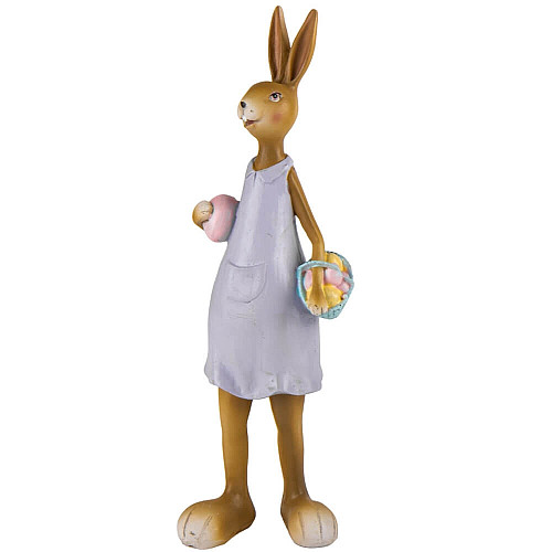 Набор двух декоративных статуэток Easter Bunnies 29х9х7 см Lefard AL219028