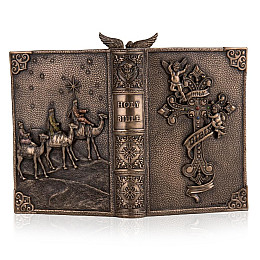 Религиозная статуэтка Библия с бронозым покрытием AL219101 Veronese