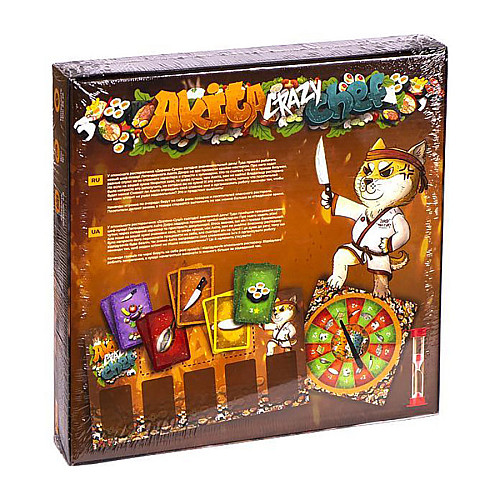 Настольная игра "Akita Crazy Chef" Danko Toys G-ACC-01-01 с песочными часами