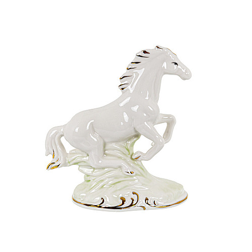 Настольная Фарфор фигурка Жеребец 14 см Lefard AL226740