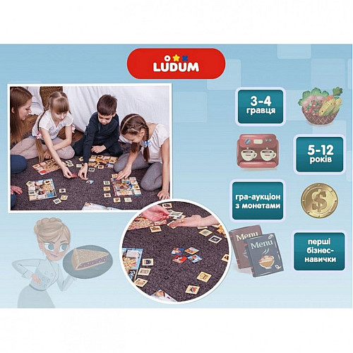 Настольная игра "Битва кошельков" Ludum LG2046-60 украинский язык