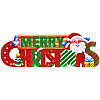 Новогоднее украшение Merry Christmas 43 см MIC (KA-23-586)