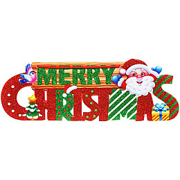 Новорічне прикраса Merry Christmas 43 см MIC (KA-23-586)