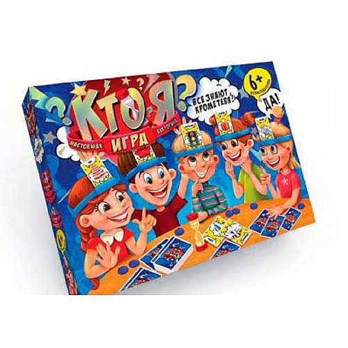 Настільна гра Danko Toys ХТО Я? на укр. мовою (7499DT)