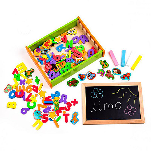 Игра настольная "Магнитный развивающий набор с доской" Vladi Toys VT5411-17 Укр