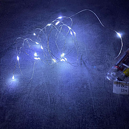 Гірлянда світлодіодна A-PLUS НА БАТАРЕЙКАХ 2 м 20 діодів LED білий колір