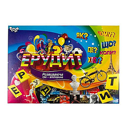 Настольная игра "Эрудит" Danko Toys DTG26-U на украинском языке