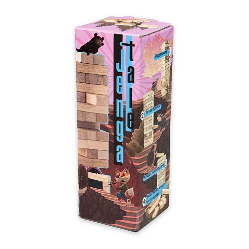 Настольная игра "Jenga Tale" Strateg 30966 48 брусков на украинском языке
