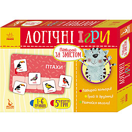 Логические игры "Подбирай по содержанию" Ранок 24 карточки укр. 918003