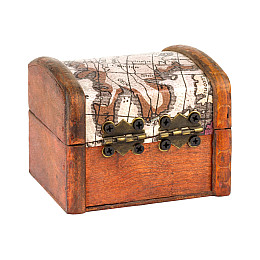 Шкатулка Guardar 7.9х7,3х6 см Коричневый (27585)