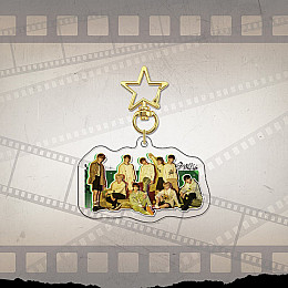 Брелок акриловий Стрей Кідс Stray Kids жовто-зелений (22931) Bioworld