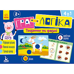 Игра-логика Ranok Creative "Зверушки на ферме" укр 917002